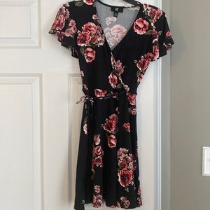 Kohls Flower Wrap Dress